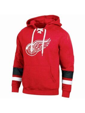 NWT NHL Detroit Red Wings Men's Extra Large Long Sleeve Hoodie Sweatshirt